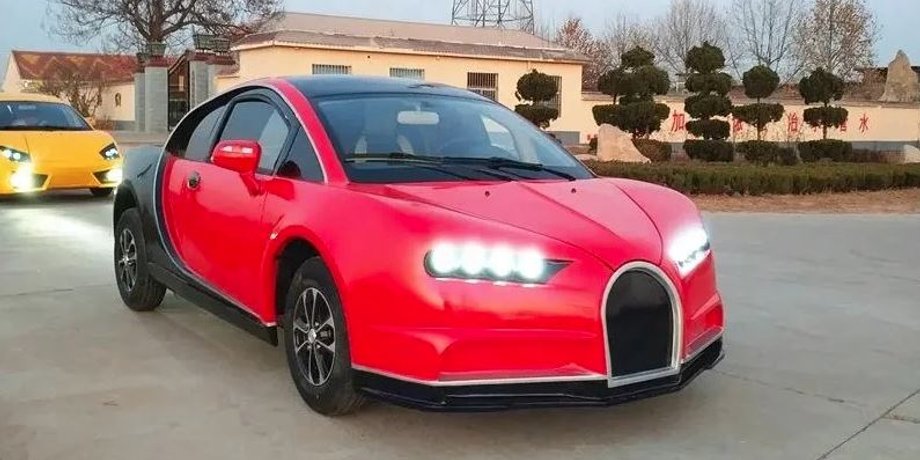 Копия Бугатти, клон Бугатти, копия Bugatti, Bugatti Veyron, китайская копия Бугатти, китайский электромобиль