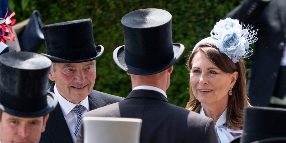 Кэрол и Майкл Миддлтоны, Royal Ascot, мама кейт миддлтон, принц уильям, королевские скачки роял аскот, кейт миддлтон рак