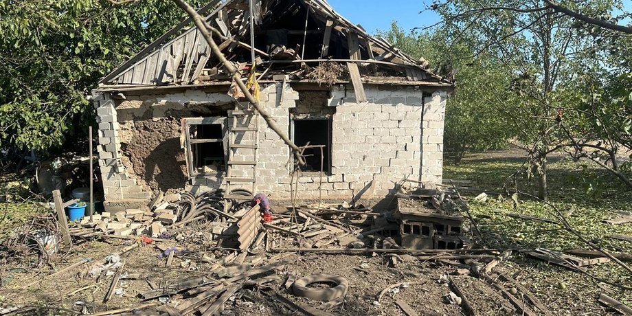 Запорожье, обстрел, разрушения