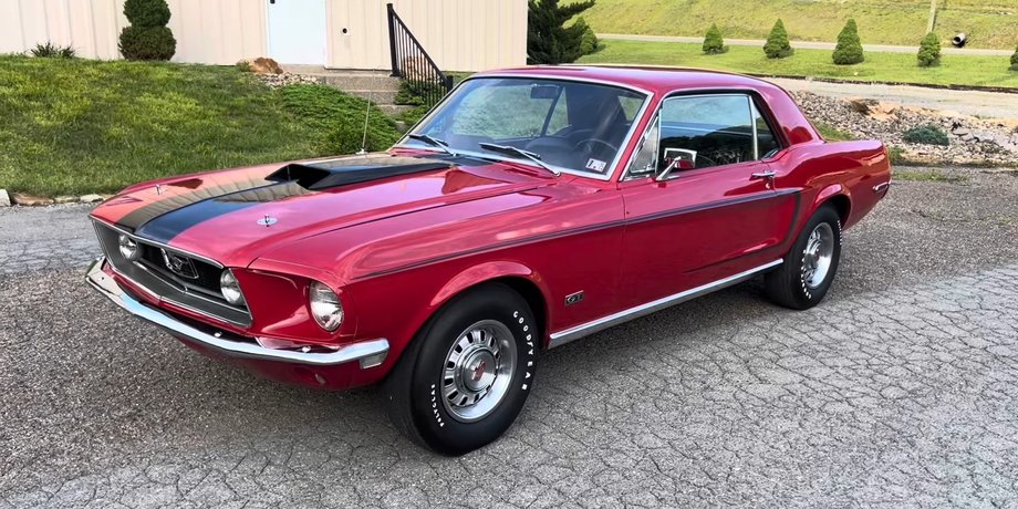 Ford Mustang Cobra Jet, Ford Mustang, Ford Mustang 1968, капсула часу