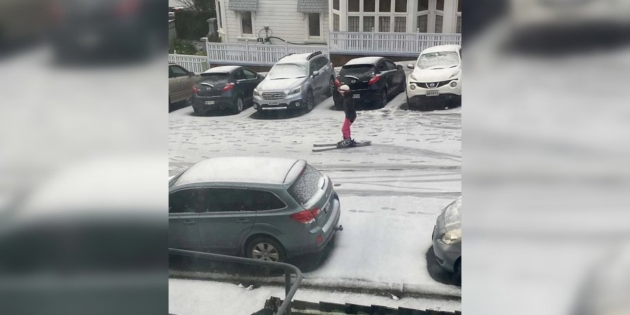 Снег в Новой Зеландии 5 августа