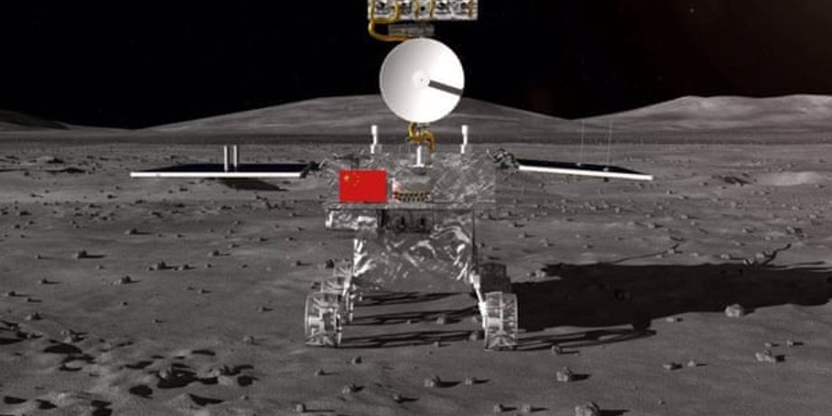 Художественное изображение лунохода Chang"e 4. CASC