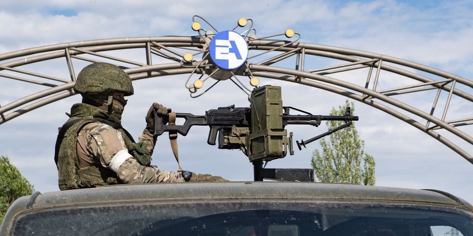 Російський солдат на ЗАЕС
