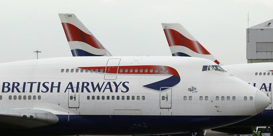 Лайнер British Airways, авиакомпания,