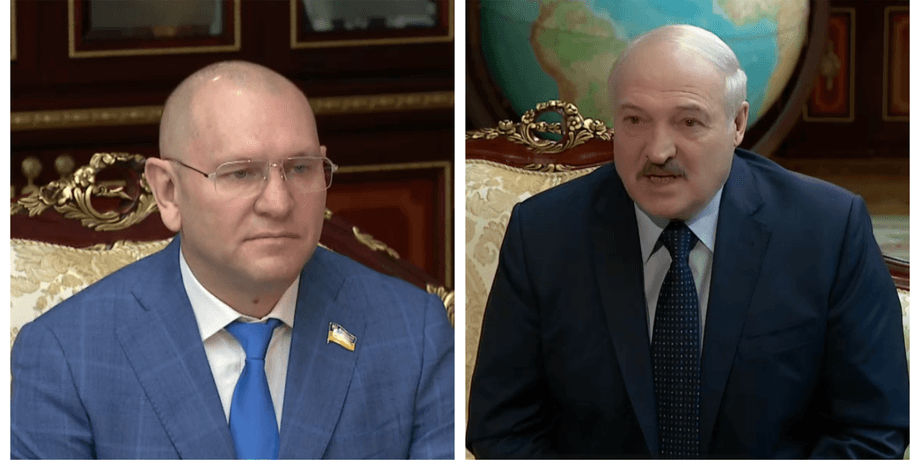 Євген Шевченко, Олександр Лукашенко, колаж, візит до Мінська, президент Білорусі