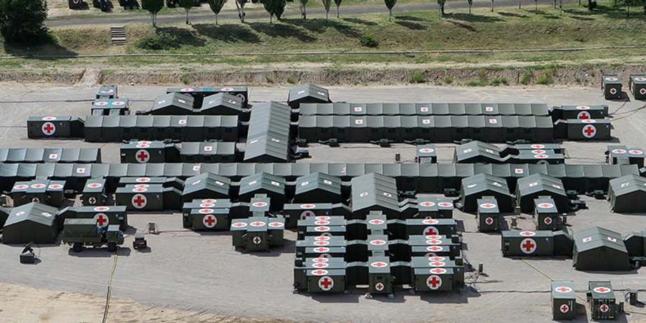 польовий госпіталь Rheinmetall, військова допомога, госпіталь для ЗСУ, Zeppelin Mobile Systeme, мобільний госпіталь