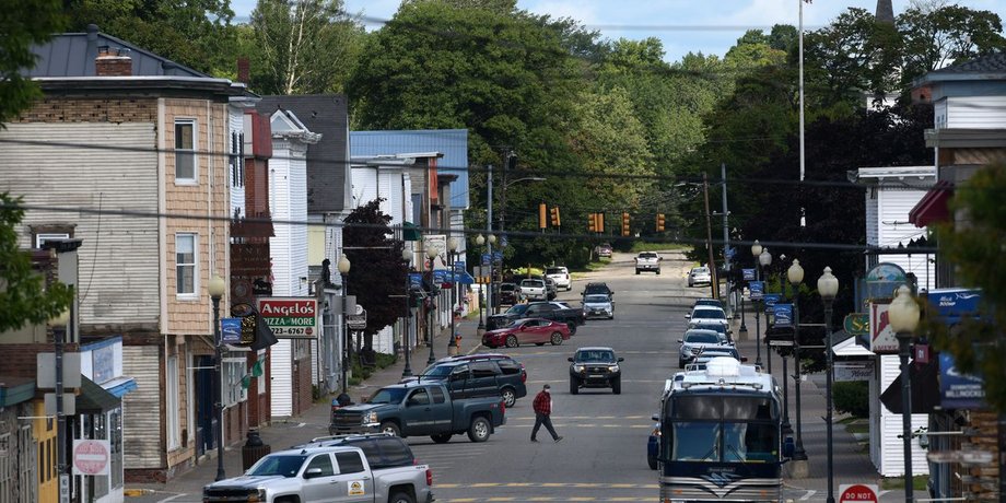 Миллинокет городок в США