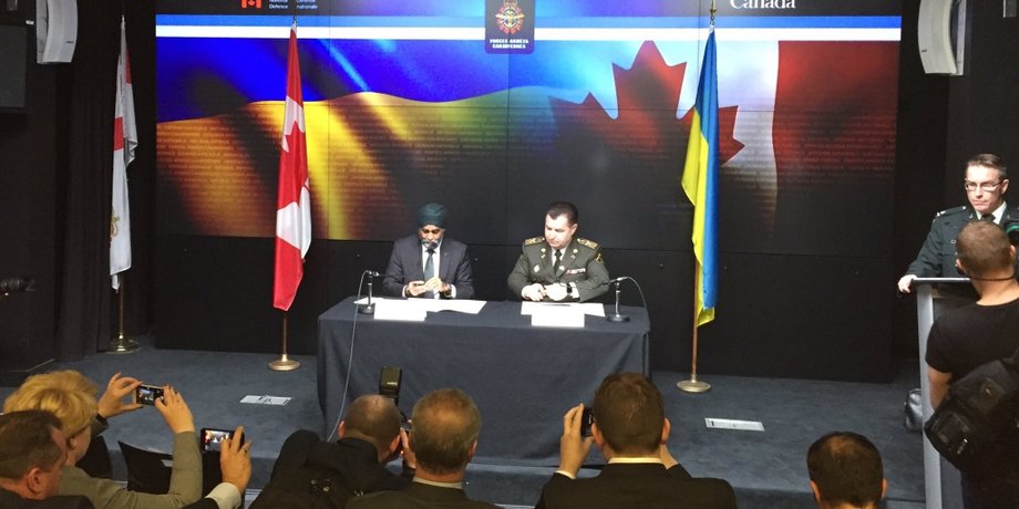 Харджит Сейджан и Степан Полторак / Фото: canada.mfa.gov.ua