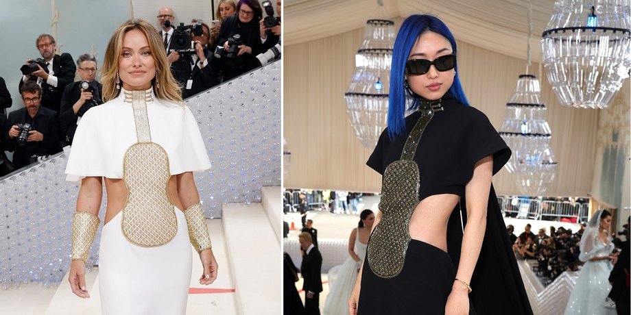 Олівія Вайлд, Маргарет Чжан, однакові сукні, Met Gala 2023