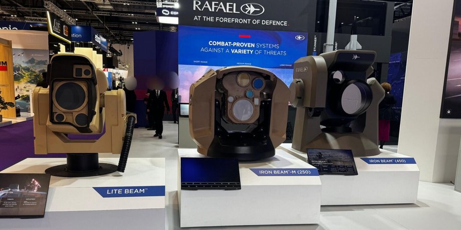 Лазерна зброя Lite Beam, Iron Beam-M, Iron Beam 450 на виставці DSEI 2025