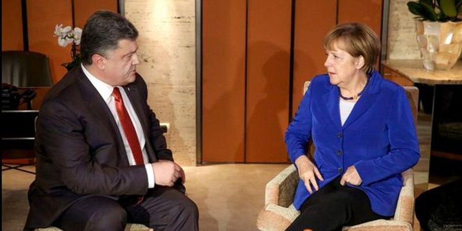 Ангела Меркель и Петр Порошенко / Фото: пресс-служба президента