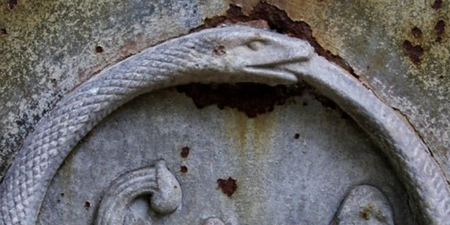 змії, змія, змія, змія проковтує хвіст уроборос