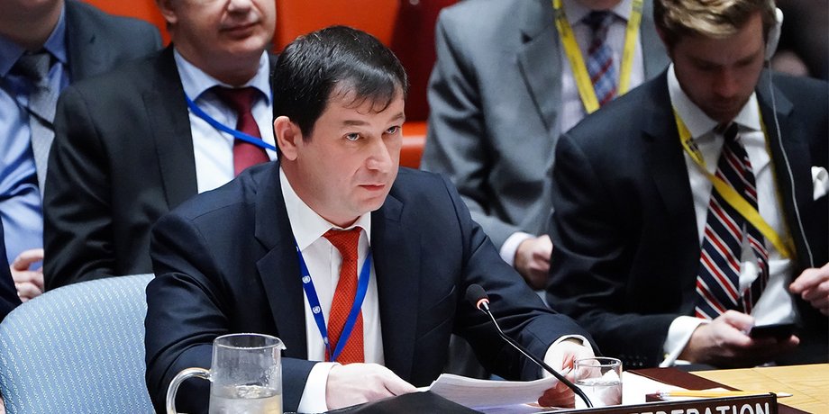 Полянський засідання Рада безпеки ООН вторгнення Росія Україна війна перемир'я біолабораторії