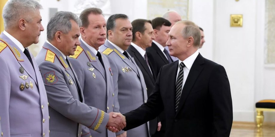путин и генералы вс рф