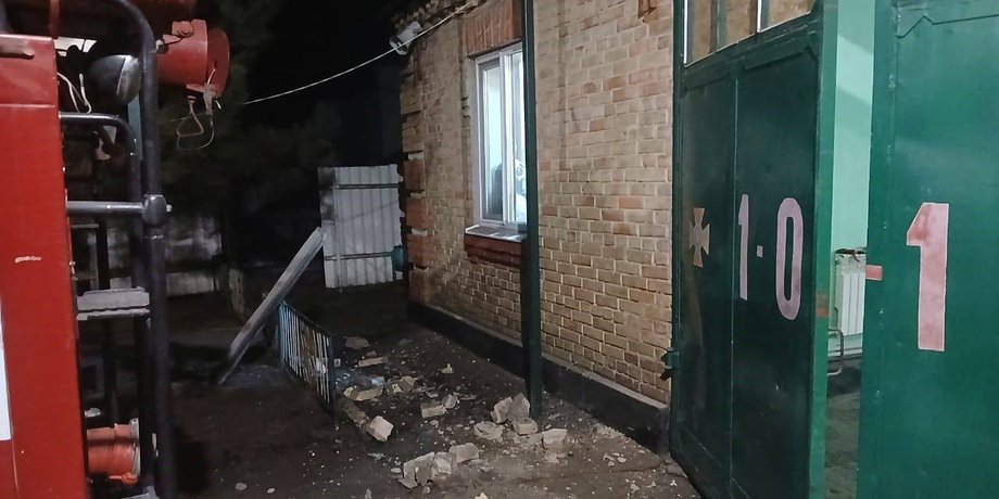 Последствия ночной атаки в Запорожской области