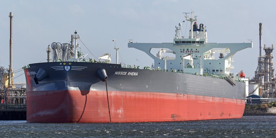 Nissos Rhenia, греческий танкер, танкер перевозка нефти