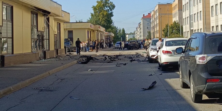 фото місця вибуху у Санкт-Петербурзі 27 серпня