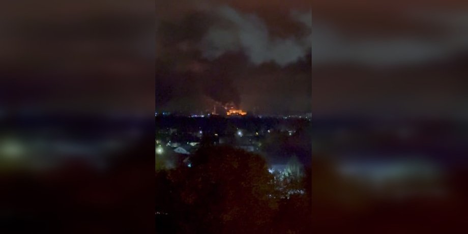 пожежа на ЛВДС "Володарська" після атаки дронів 6 жовтня
