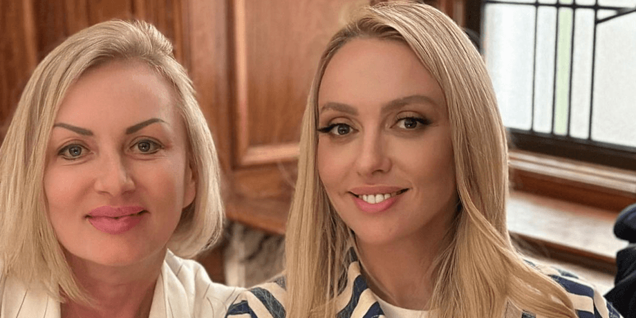 Оля Полякова с мамой, день рождения, поздравления, мама оли поляковой, дети оли поляковой, светлана полякова