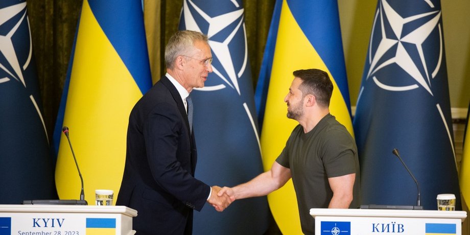 Йенс Столтенберг, Владимир Зеленский, НАТО