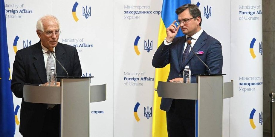 Жозеп Боррель, Дмитрий Кулеба, Евросоюз, Украина в ЕС, членство в ЕС, членство в ЕС