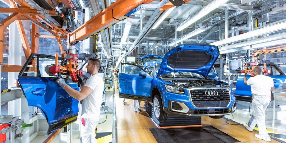 производство Ауди, производство Audi, электромобили Audi, новые Audi