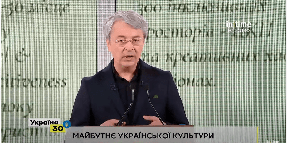 закон, язык, украинский, использование, штрафы, отсрочка, ткаченко, министр, культура, фото