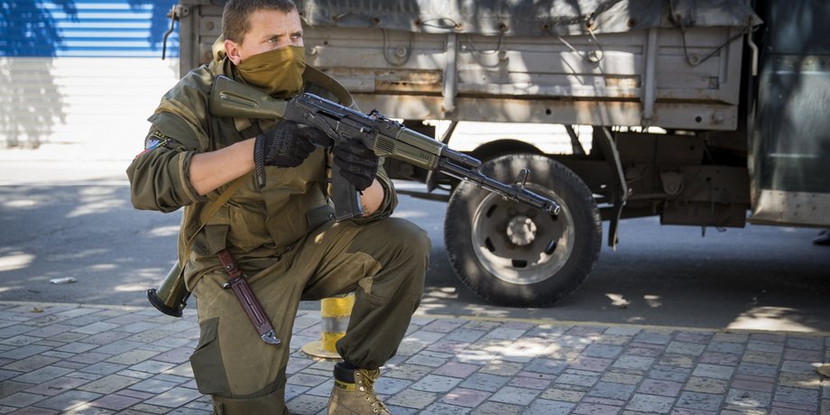 Боевик в Донецке / Фото: Getty Images