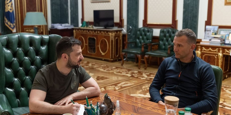 Владимир Зеленский, Андрей Шевченко, Зеленский Шевченко