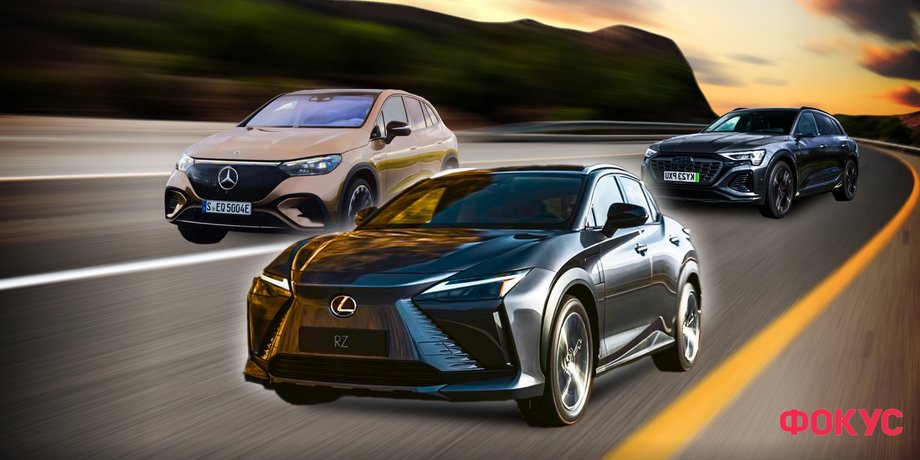лучшие электрокроссоверы, премиальные электрокроссоверы, Lexus RZ