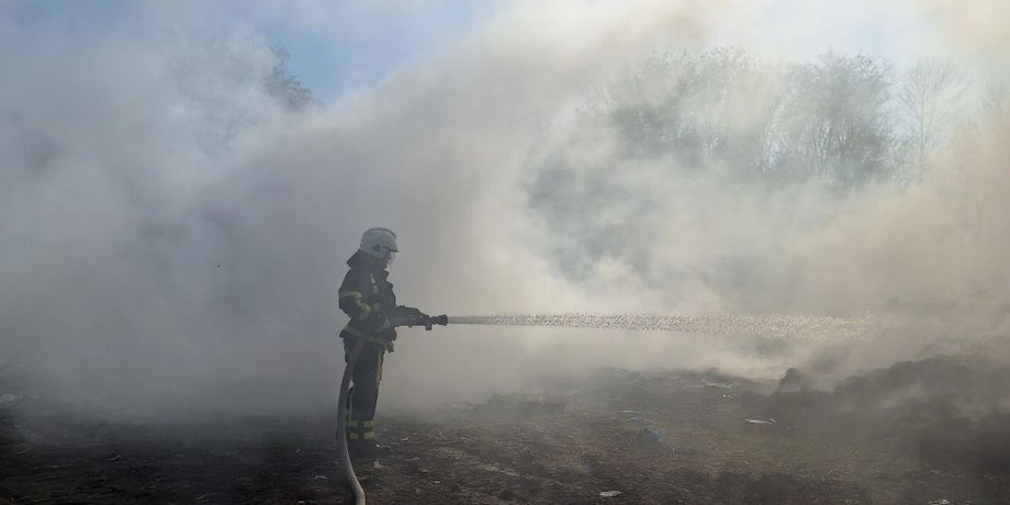 Спасатели, ГСЧС, взрыв, ВС РФ, атака, война РФ против Украины, обстрел