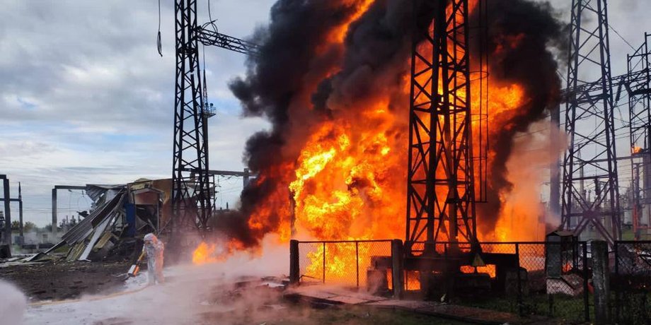 Ракетный удар сегодня, обстрелы 22 октября, удары по инфраструктуре, последствия обстрелов, отключение света