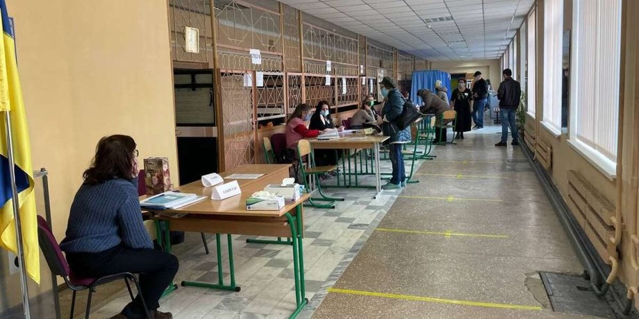 Виборча дільниця у Харкові