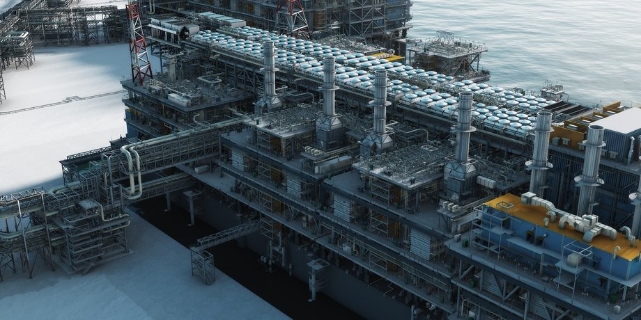 Arctic LNG 2, Арктик СПГ 2, газовый завод, российский проект, добыча газа