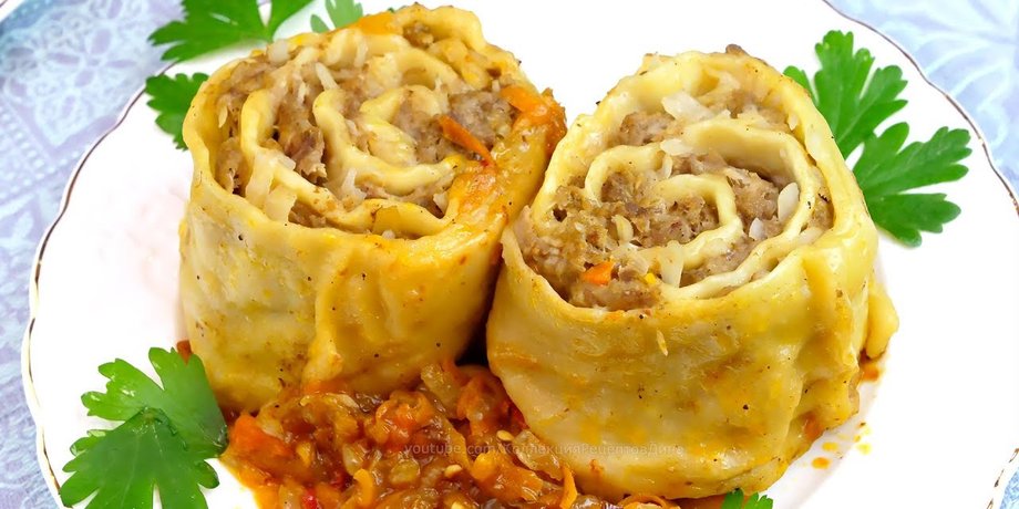 штрули,штрули с фаршем