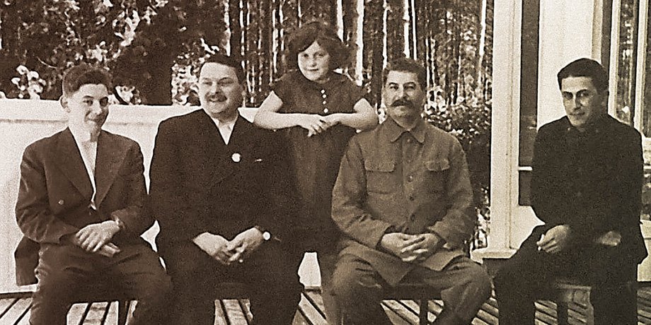 дети Сталина, Жданов, Сталин, ретро фото