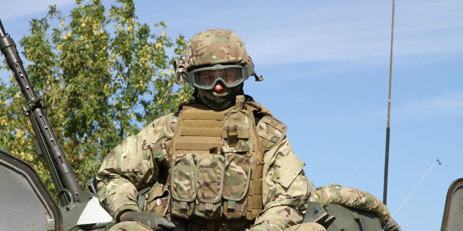 Военнослужащий Украины в Донбассе / Фото пресс-центра АТО