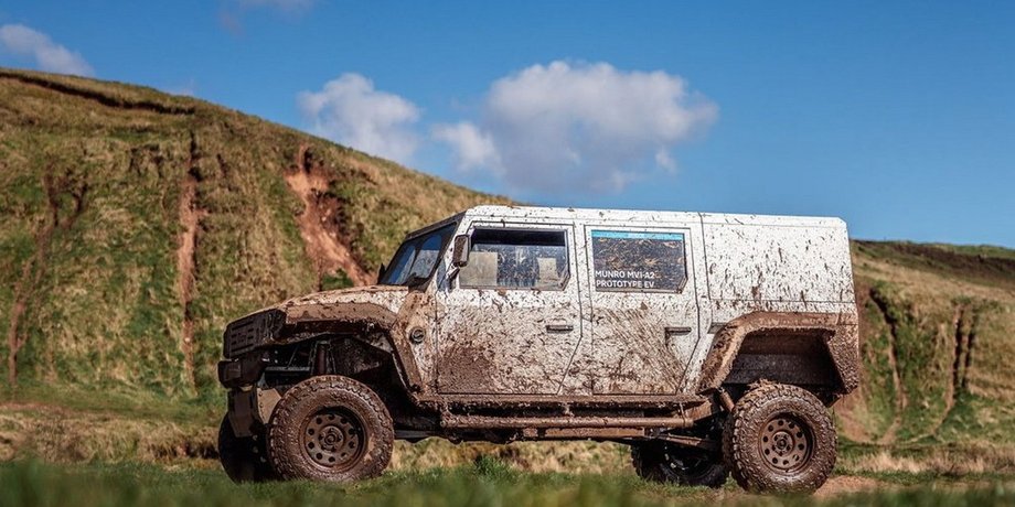 Munro EV, Munro Vehicles, електричний позашляховик, британський позашляховик, британський електромобіль