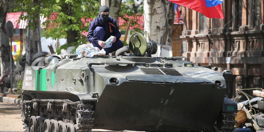 Бронетехника боевиков в Донбассе / Фото: Getty Images