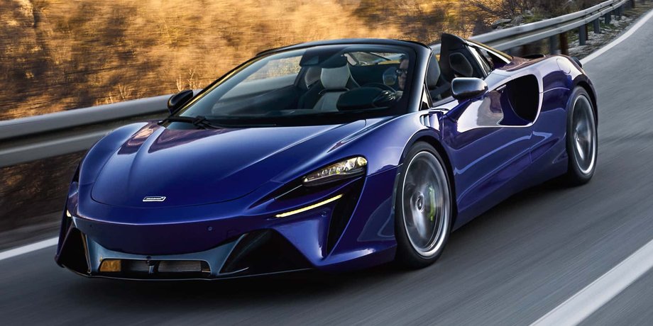 McLaren Artura Spider, McLaren Artura, суперкар McLaren, McLaren Artura 2024
