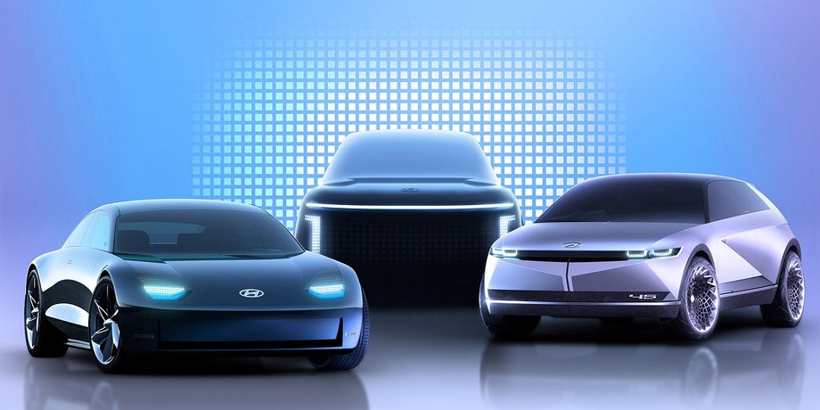 тизер, электрмобили Hyundai
