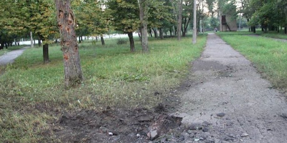Обстрел Дзержинска / Фото из социальных сетей