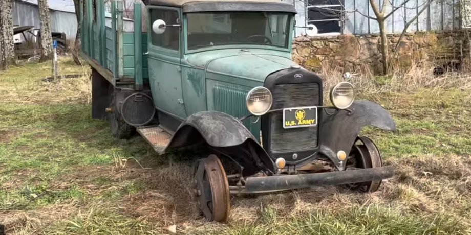 Ford AA, Ford Model AA, ГАЗ-АА, грузовик Ford, завести авто, ретро Ford