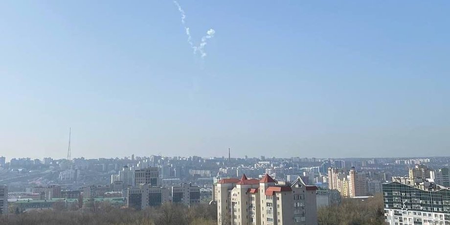пво, небо, город, работа пво