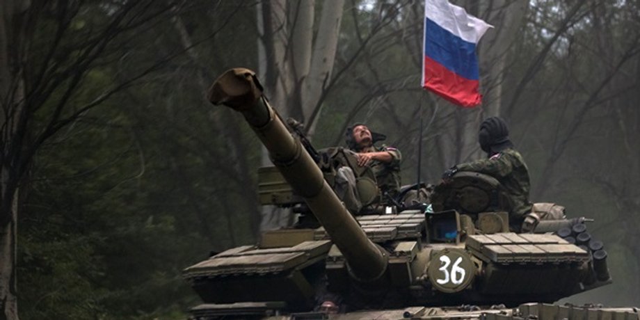 танк, танкісти, військові, російський прапор