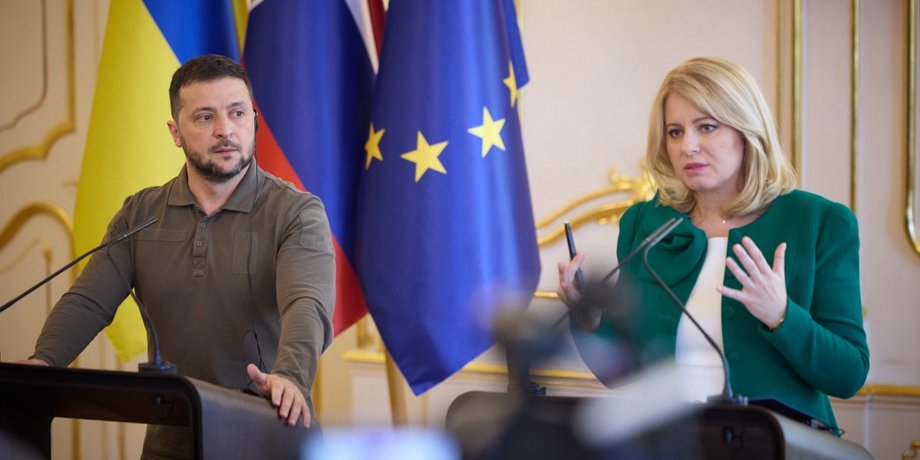 Володимир Зеленський, Зузана Чапутова, Словаччина, війна в Україні, військова допомога