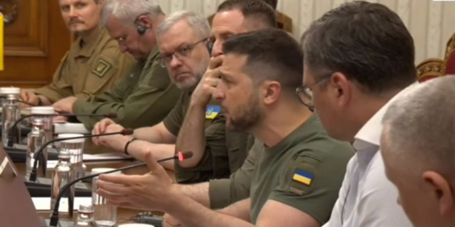 Володимир Зеленський на зустрічі з Руменом Радєвим