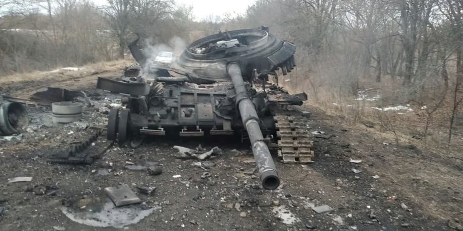 підбитий російський танк