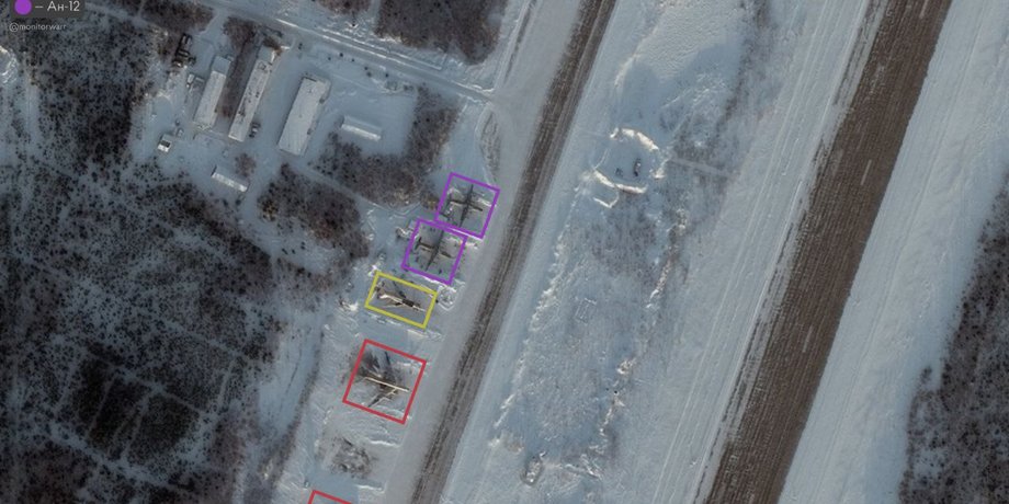 новини росії, аеродром оленья, підготовка ракетних ударів, ракетні удари по україні, зс РФ, супутникові знімки