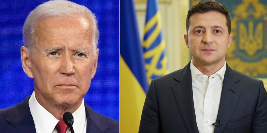 Джо Байден, Владимир Зеленский